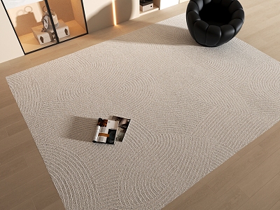 modern square carpet model