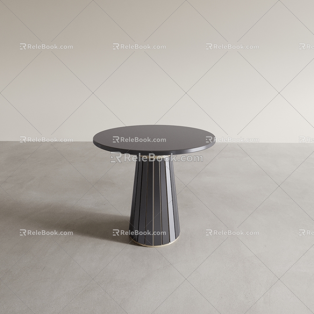 Side Table Round Table Coffee Table Round Table Low Table Corner Table Square Table 3d model