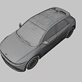 Hyundai Modern Blue SUV with Black Roof UK Plate and Stylish Black Wheels