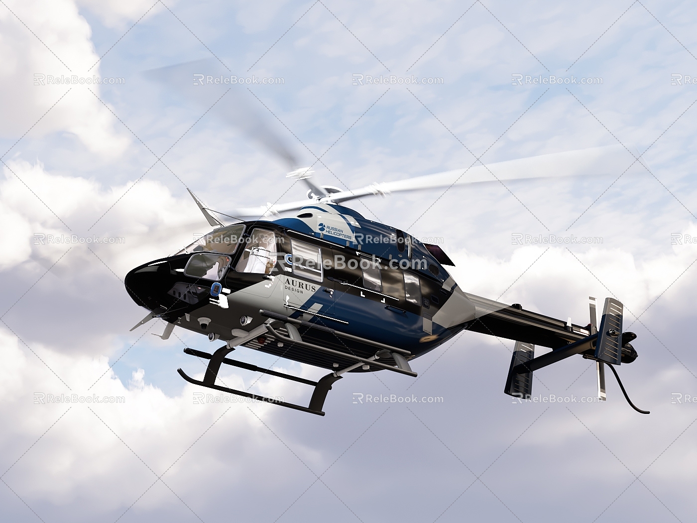 Helicopter Aircraft Air Aircraft Military Helicopter 3d model