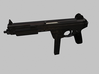 submachine gun 3d model