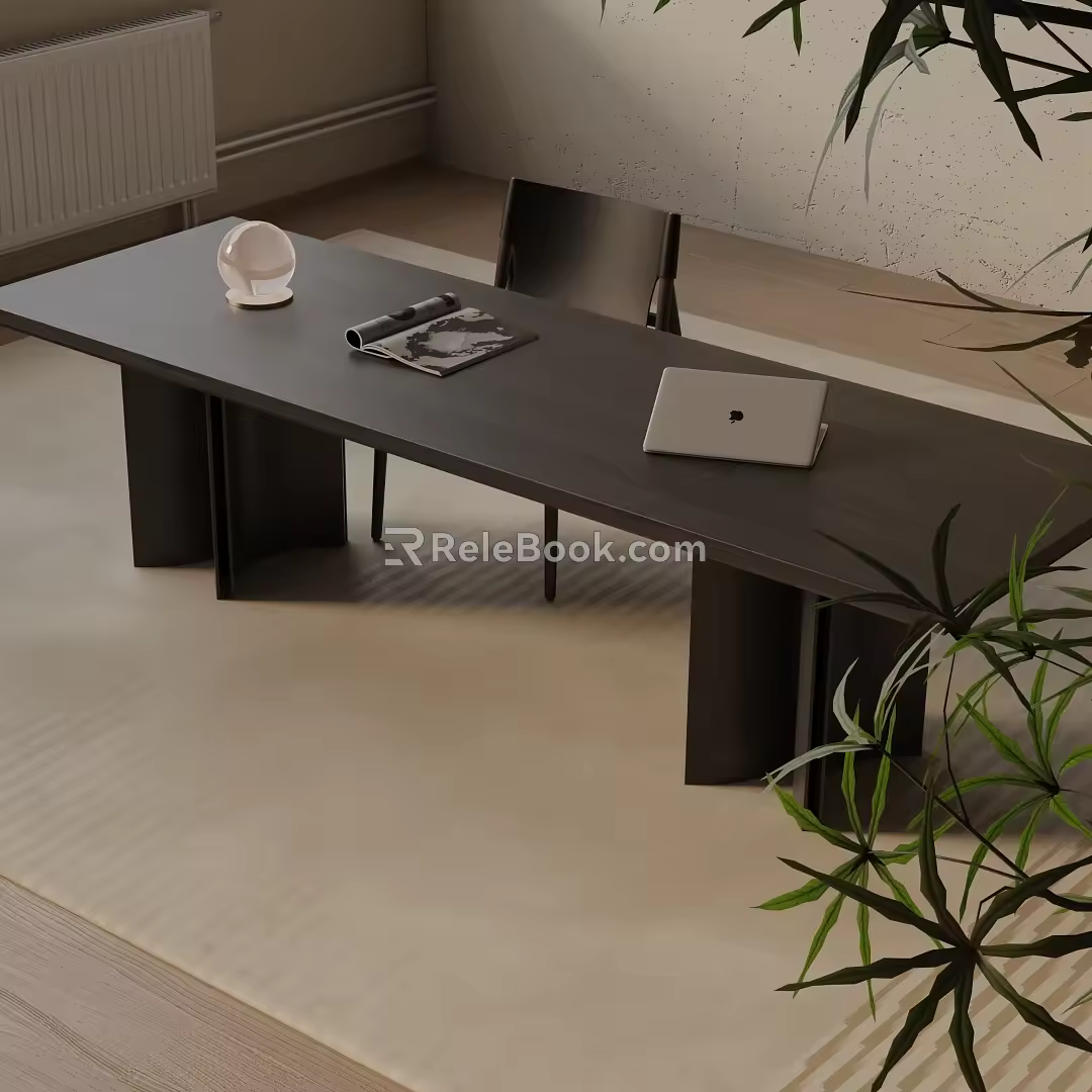 Modern table combination 3d model