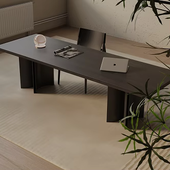Modern table combination 3d model