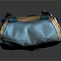LEUPOLD Colorful Mixed Material Bag With Leather Fabric And Metal Buckle