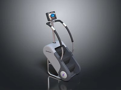 Modern Industrial Training Equipment With Digital Display Ergonomic Handrails And Non Slip Steps 3d model