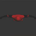 Spider Man Superhero Character In Red And Black Suit Full Body Standing With Arms Outstretched