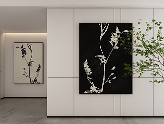 Modern Decorative Hanging Painting 3d model