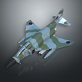 Fighter Fighter Next Generation Aircraft Modern Fighter 3d model