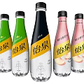 Beverage Coke Sprite Soda Cans Bottles Coke Bottles Beverage Drinks Fanta 3d model