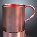 Copper Cup Copper Cup Pure Copper Cup Metal Cup 3d model