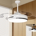 Modern Fan Light Invisible Fan Light Ceiling Fan Light Simple Fan Light Electric Fan Light 3d model