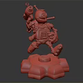 Modern Robot Warrior 3d model