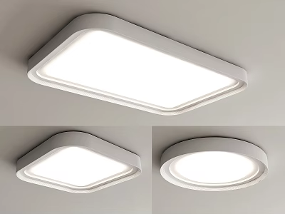 Variety Of Ceiling Lights In Different Shapes 3d model Variety Of Ceiling Lights In Different Shapes 3d model