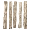 Natural Textured Vertical Curtain Panels In Neutral Tones For Elegant Home Interior Design
