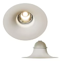 Sleek Modern White Recessed Downlight Spotlight With Bright LED And Simple Design For Home Use