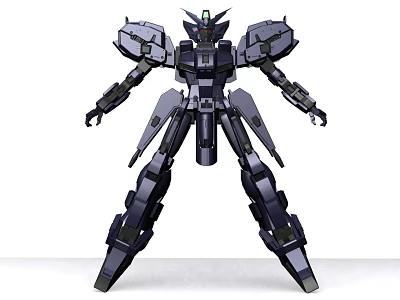 Electric Toy Robot Action Figure With Mechanical Design Black Color And Articulated Joints 3d model