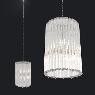 Modern chandelier 3d model