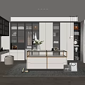Modern Cloakroom 3d model