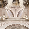 Modern Ballroom 3d model