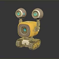 Robot Assistant Small Robot Butler Robot Butler Figure Game Figure 3d model