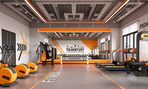 Gym 3d model