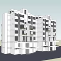 Modern Apartment Building Exterior Design Featuring Multiple Balconies And Glass Facade