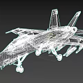 Modern Military Fighter Jet With Canopy 112 Marking Weapons Under Wings And Landing Gear