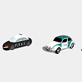 Police Function Vehicles Collection With Various Models And Emergency Features
