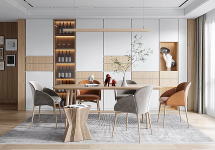Nordic Restaurant 3d model