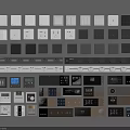 Assorted Modern Switch Panels With Various Colors And Functional Designs