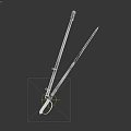 Ornate Historical Sword With Intricate Hilt Guard And Engraved Metallic Blade Design