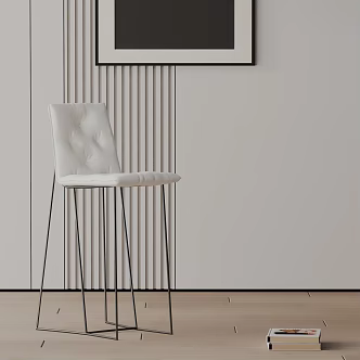 Modern Bar Chair 3d model