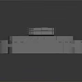 Modular Industrial Equipment Components With Gray And Red Structural Parts
