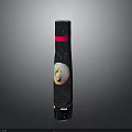 EDAN Modern Electronic Device With Black Body Red Stripe And Digital Screen Design