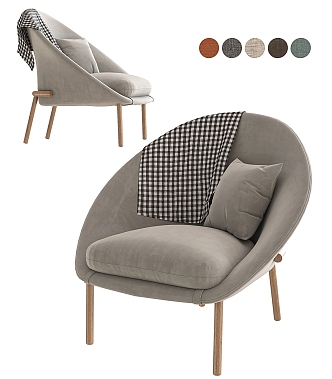 Modern Leisure Chair Leisure Sofa Negotiation Chair Negotiation Sofa Book Chair Fabric Sofa 3d model