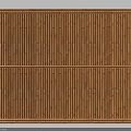 Bamboo Partition with Vertical Slats Design Modern Home Interior Room Space Divider
