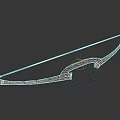Traditional Wooden Bow With Ornate Carved Ends Vintage Hunting Weapon Design