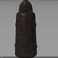Ancient Rusty Copper Armor With Rivets And Classic Decorative Design Elements