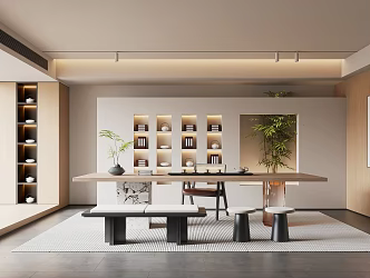 Modern Tea Room 3d model