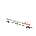 Decorative Wooden Garden Ornament With Ring Handles And Stable Base For Outdoor Use