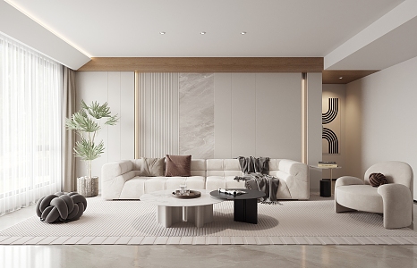 Simple living room 3d model