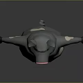 Cartoon Pig Game Animation Character 3D Model With Round Body Pink Nose And White Spots