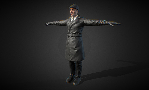 Modern Man Anime Man 3d model