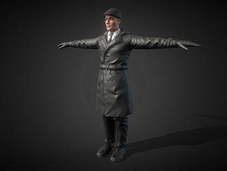 Modern Man Anime Man 3d model