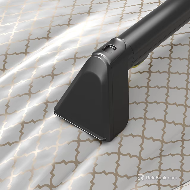 Efficient Vacuum Cleaner Head Cleaning Patterned Bed Sheet Fabric Surface Gently 3d model 