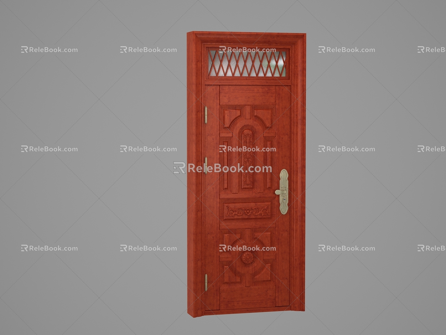 new chinese style gate 3d model