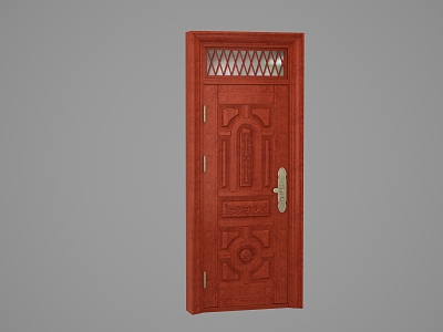 new chinese style gate 3d model