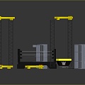 Boxing ring ring ring boxing ring fighting ring fighting ring fighting ring octagonal cage free fight boxing match 3d model