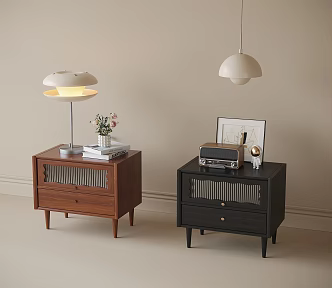 Modern bedside table 3d model
