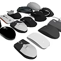Different Styles Of Computer Mice With Wireless And Wired Options In Black White Grey